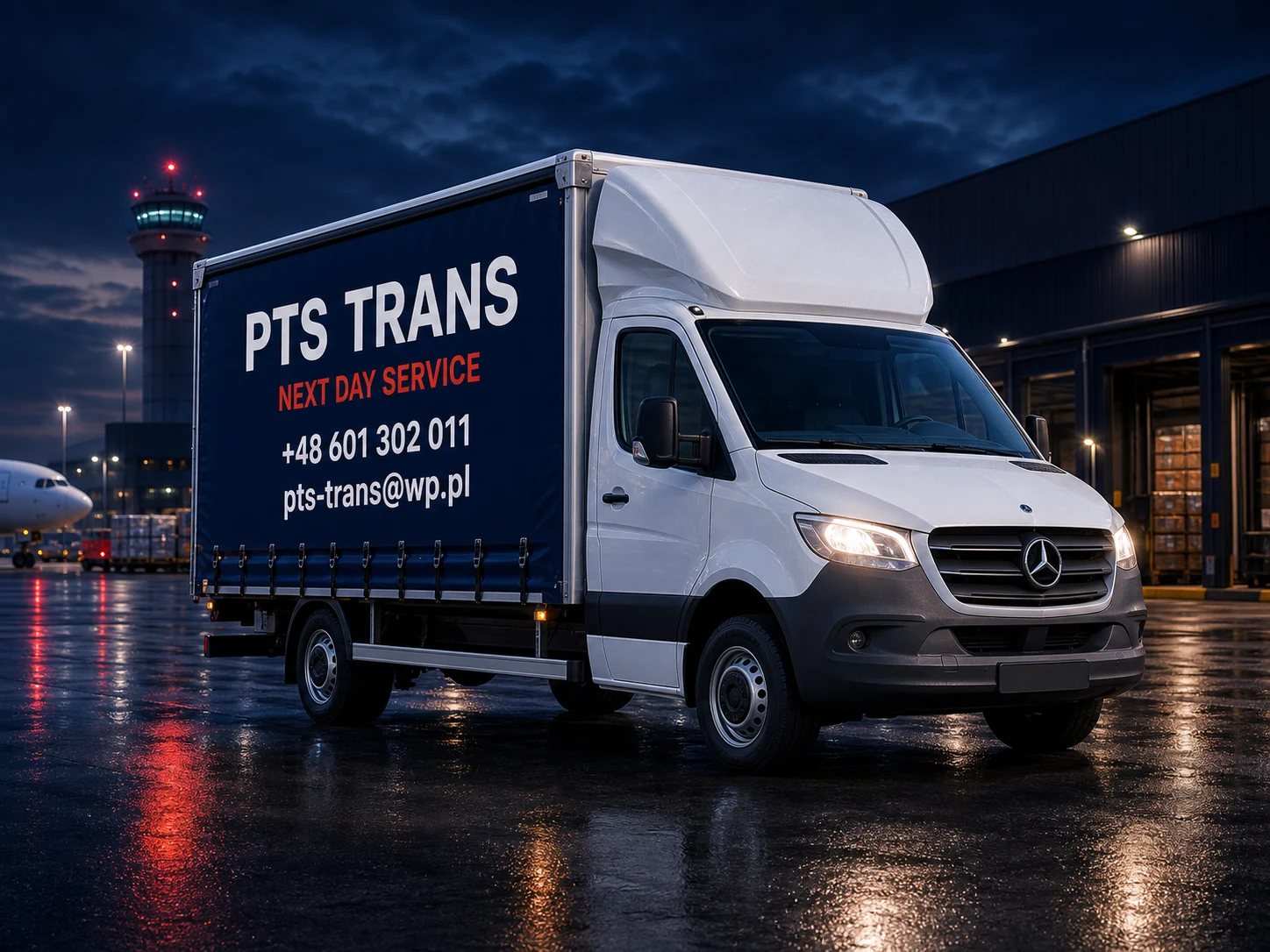 Mercedes Sprinter plandeka PTS TRANS